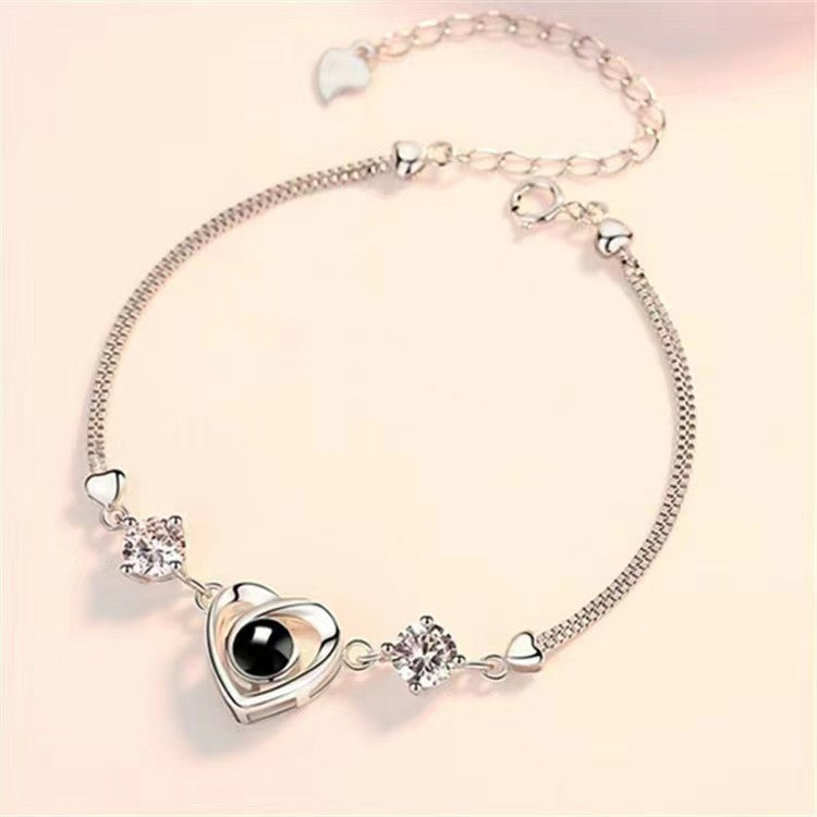 Armband "Love" mit Foto Projektion