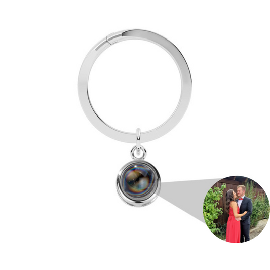 Schlüsselanhänger "Eye" mit Foto Projektion