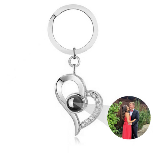 Schlüsselanhänger "Love" mit Foto Projektion