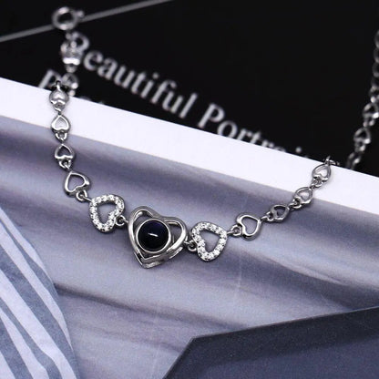 Armband "Heart" mit Foto Projektion
