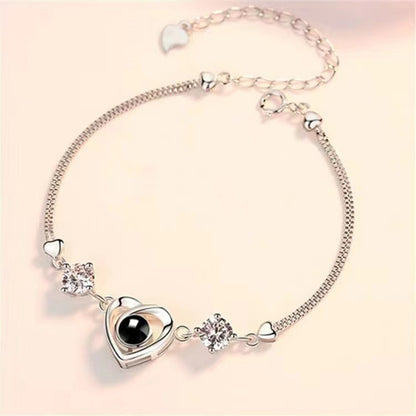 Armband "Love" mit Foto Projektion